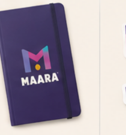 Proposta visual MAARA®: cadernos