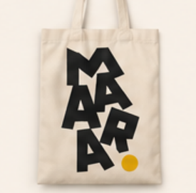 Proposta visual MAARA®: tote bags